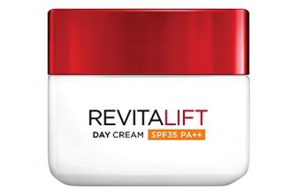 L’Oréal Paris Day Cream, SPF 35 Pa++, Anti-Wrinkle and Radiance, Boosts Skin Elasticity, With Centella Asiatica,Revitalift, 50ml
