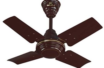 Bajaj Maxima 600 MM Ceiling Fan | High Speed | Double Ball Bearing | Quick-start High Torque Motor | 2-Yr Warranty 【Brown】