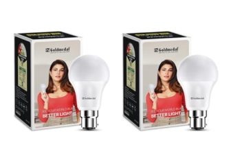 Goldmedal WOW 18W B22 Base LED Bulb For Home & Office | 230 Degree Light Coverage | 4kV Surge Protection | High Voltage Protection | Energy Efficient | Cool Daylight (6500K)| Pack of 2