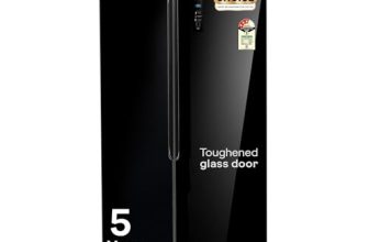 Godrej 600L 3Star 5 Years Comprehensive Warranty Smart Convertible Zones | Toughened Glass Door | Frost Free Inverter (2025 Model, RS EONVELVET 600C RIT BK GL, Black Glass)