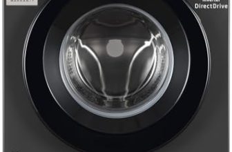 LG 7 Kg, 5 Star, DD Technology, Steam Wash, 6 Motion DD, Fully-Automatic Front Load Washing Machine (FHB1207Z2M, Allergy Care, In-Built Heater, Touch Panel, Middle Black)