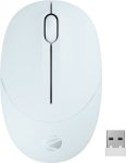 ZEBRONICS Panther Ambidextrous Optical Mouse 1600DPI, Silent Ergonomic, Power Saving Precision(2.4GHz Wireless, White)