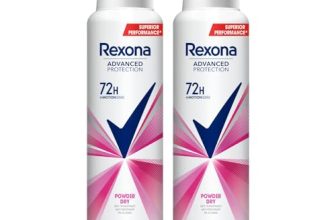 Rexona Advanced Protection Powder Dry | 0% Alcohol | 72H +MotionSense | For Women | 200 ML (Pack of 2)