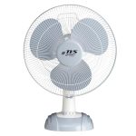 TVS GREEN Zesto Table Fans 400mm | Energy Efficient Portable Fan | 3 Years Warranty | Runs 25 hours on 1 unit of Electricity | Grey