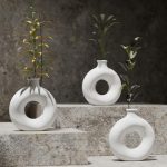 Lifelong Set of 3 Home Decor Planters for Living Room & Balcony | 8.75 Inch Flower Pot | Decorative Indoor for Plants | Gamla, Pot Stand for Home Decoration | Ideal for Small Plants