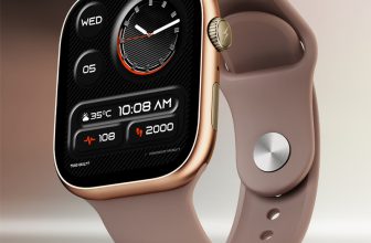 Fire-Boltt Rise X 1.96 Always On Display, Wireless Charging, Rotating Crown, Bluetooth Call Smartwatch(Pink Strap, Free Size)