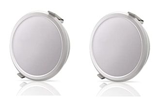 SYSKA Rdl Led Slim Downlight (Cool Day Light, Polycarbonate) (Yellow, SSK-RDL-R-12W, 2, SSK-RDL-R-12W-3000K)