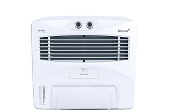 Livpure GoodAir Window 52L Air Cooler | 188 Sq. Ft. Area Coverage| 190 Watt Motor with Overload Protection |Inverter Compatible|Woodwool Cooling Pads |2 Yrs Motor Warranty & 1 Yr Comprehensive (White)