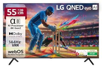 LG 139 cm (55 Inches) QNED MiniLED 92 Series 4K UHD Smart QNED TV 55QNED92ALA