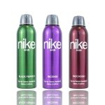 Nike Unisex Black Pepper + Incense + Patchouli Deodorant Spray For Man – Pack Of 3 (200Ml Each)