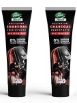 Dabur Herb’l Activated Charcoal & Mint Toothpaste – Star Wars Pack (Black Gel)- 240g (120gx2) Combo Pack | For Whitening | Fluoride Free Toothpaste | Fights Plaque & Extrinsic Stains