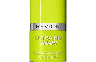 REVLON Ultra HD Snap Nail Color, Natural Rich Glossy Polish, 100% Vegan Formula, No Base or Top Coat Needed, 003 Bright Side, 0.27 fl oz