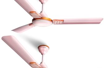 LONGWAY Wave P2 1200 mm/48 inch 400 RPM Ultra High Speed 3 Blade Star Rated Anti-Dust Decorative Ceiling Fan 2 Years Warranty (Rusty Pink, Pack of 2)