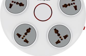 Crompton Power C 5  Socket Extension Boards(White, Grey, 2 m)
