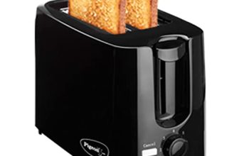 Pigeon 2 Slice Auto Pop up Toaster. A Smart Bread Toaster for Your Home (750 Watts) (Black)