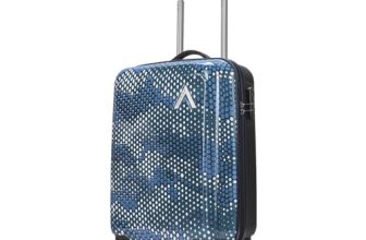 Aristocrat Cabin Combat | Trolley Bag, 53 Cm Small Hardside Luggage | 8 Wheels, Combination Lock | Polycarbonate | 5 Year International Warranty | Blue