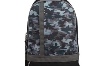 F Gear Burner 19 L Medium Casual backpack with Organizer Bottle compartment Water resistant lightweight, Gifts for Men Women Boys Girls Adults, College/School/Tuition/Travel Bag (Wild Stone Black)