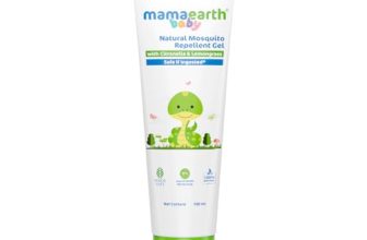 Mamaearth Natural Mosquito Repellent Gel – 100ml |DEET Free | Protects from Dengue, malaria & Chikungunya| Made safe Certified | Protection from Mosquitoes | Safe if ingested
