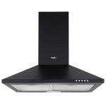 Whirlpool 60cm 900 m3/hr Cassette Filter Kitchen Chimney with 5 Years WARR on Motor | CLASSIC PLUS CF 60 BK HOOD | Black | 3 Speed Push Button Control