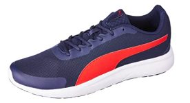 Puma Mens Wager Peacoat-High Risk Red-White Sneaker – 8UK (39141102)