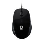 D SELECT Wired Mouse DS112-Black with USB Type C Connector, 1200DPi, Lightweight | Marketed by Dell
