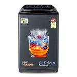 VW V10 HeatPro 10 Kg 5 Star Fully-Automatic Top Loading Washing Machine with In-built Heater (Black)