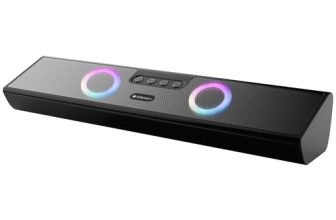 ZEBRONICS Astra 35, Portable Bluetooth Speaker, 16 Watts, Upto 8h Backup, Dual Drivers + Dual Passive Radiators, Call Function, Bluetooth v5.3 | USB | mSD| AUX, TWS, RGB LED