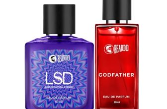 Beardo Midnight Legacy Combo for Men- LSD & GodFather Perfume for Men (50ml x 2) | Long Lasting Fragrance | Long Lasting Perfume for Men | Gift for Men | Gift for Friend