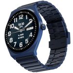 Fire-Boltt Legacy Nova Smartwatch 1.43” Slim Super AMOLED Display 466×466 Pixel Always-On Display Bluetooth Calling, Wireless Charging, Health Tracker for Men & Women Midnight Sapphire