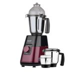 SHARP Mixer Grinder 1000 Watts Powerful Copper Motor I 3 Speed + Pulse I 3-Jar I Auto Cut-Off I Leakproof And Airtight Lid I Stainless Steel Blade I 2024 Model Em-G101N-M I Maroon