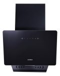 Elica 60cm 1200 m3/hr Vertical Filterless Autoclean Kitchen Chimney with Twin Suction Inlets | 15 Years Motor & 5 Years Comprehensive Warranty| KITTY FL 600 HAC LTW MS NERO |Black| Touch+Motion Sensor