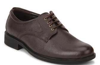 Red Chief Brown Leather Formal Derby Shoes for Men_Size 6_UK_RC3501 003