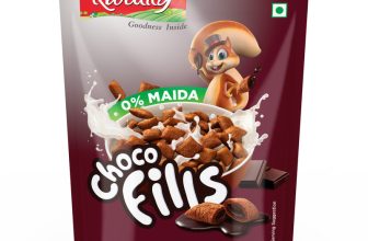 Kwality Choco Fills, 0% Maida, Filled With Rich Chocolate Breakfast Cereals for kids Pouch(60 g)