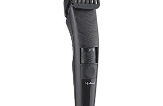 Lifelong Beard Trimmer for Men | Quick Charge (2 Hours) | Runtime: 60 Mins | 20 Length Settings | Cordless | USB Charging | 1 Year Warranty (LLPCM07) – Black