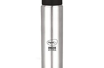 Pigeon by Stovekraft Stainless Steel INOX Hydra 1000 Drinking Water Bottle 900 ml – Silver (Pack of 1)