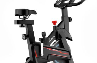 Lifelong Fit Pro Spin Fitness Bike with 7Kg Flywheel, Adjustable Resistance Spinner Exercise Bike(Black)