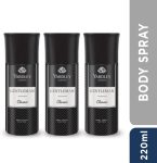 Yardley London Gentleman Classic With Woody Fougere Notes Body Deodorant Spray  –  For Men(660 ml, Pack of 3)