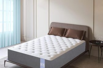 LOOM & NEEDLES Orthopedic Mattress | Dual Comfort with Hard & Soft Foam Flip Mattress | 6 Inches 2 Layered Medium Soft & Firm Support | King Size Gadda | 72×72 Inch