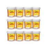 DR. FIXIT 201 Crack X Paste-1Kg, Ready to Use Filler for Internal & External Surface Cracks on Roofs, Walls – Flexible Putty With Excellent Bonding – Pack of 12, Acrylic
