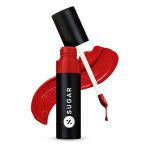 SUGAR Cosmetics Partner In Shine Transferproof Glossy Lipstick | Lasts upto 24hrs | Transferproof & Smudgeproof – 3ml – 11 Ruby Rioja
