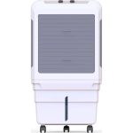 Bajaj DMH 85X 85L Desert Air Cooler | High Air Delivery with Turbo Fan Technology | 3-Side Honeycomb Cooling & 4-Way Swing | Inverter Compatible | 1 Year Warranty【White】