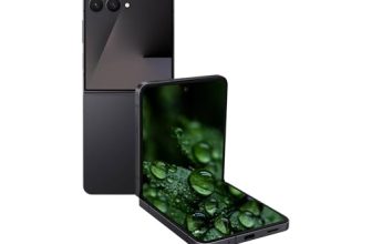 Samsung Galaxy Z Flip7 5G Smartphone with Galaxy AI (JetBlack, 12GB RAM, 256GB Storage), Ultra Sleek Design with 50MP High-Resolution Camera, Exynos 2500, Google Gemini