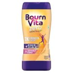 Bournvita Zero Added Sugar Nutrition Drink, 500g Jar | No Added Sugar, No Added Preservatives | 19 Essential Nutrients for Strength