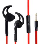 PTron Swift In-Ear Sports Stereo Wired(Red, Black, In the Ear)