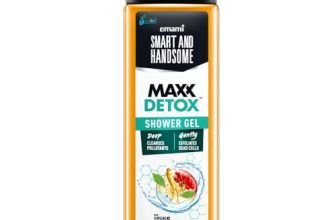 Smart And Handsome Maxx Detox™ Shower Gel | Deep Cleanses Pollutants | Gently Exfoliates Dead Cells | With Ginseng To Revitalizes Dull Skin & Pha+Bha To Deep Cleanses Pollutants | 250ml