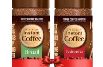 Toffee Coffee Roasters Instant Coffee 50 gm Each – Pack of 2, Columbia & Brazil Instant Coffee | As Seen On Shark Tank | 100% Arabica Coffee Powder | Ready in Seconds | Microground Technology