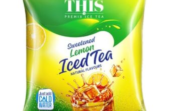 Continental THIS Lemon Iced Tea | Instant Ice Tea Powder | Refreshing Natural Lemon Flavor | Made with Premium Tea Leaves | Source of Vitamin C | 400g Pouch