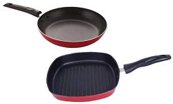 Nirlon Kitchen Utensils Non Stick Cookware Set of 2 Pieces (TP22_GP24)
