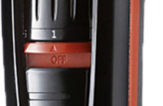 NOVA 1087 Trimmer 90 min  Runtime 20 Length Settings(Red)