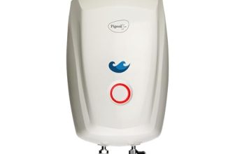 Pigeon 3L Instant Water Heater(Geyser)| Temperature Sensing LED Indicator| Rust & Shock Proof Body| ISI Certified | 2 Year Warranty| High Rise Compatible (White)